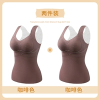 两件装（咖啡色+咖啡色） 羊毛蚕丝养肤