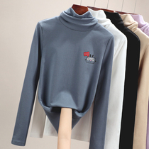  Bottoming shirt womens autumn and winter inner match spring and autumn wild black turtleneck long-sleeved t-shirt 2020 new slim Western style top