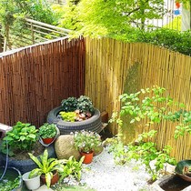 New anti-corrosion bamboo fence garden fence railing bamboo courtyard bamboo fence outdoor outdoor partition wall guard
