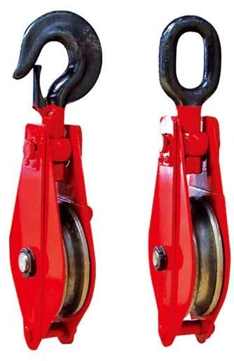 Slide pulley pulley block for the I-steel