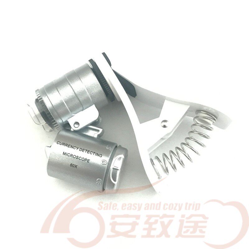 Handheld folding universal clamp-type micro-observation plant magnifier microscope