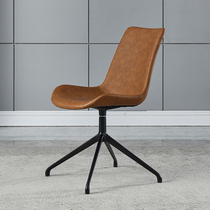  Italian minimalist computer chair Home student writing desk Study chair Study desk swivel chair Simple modern office chair