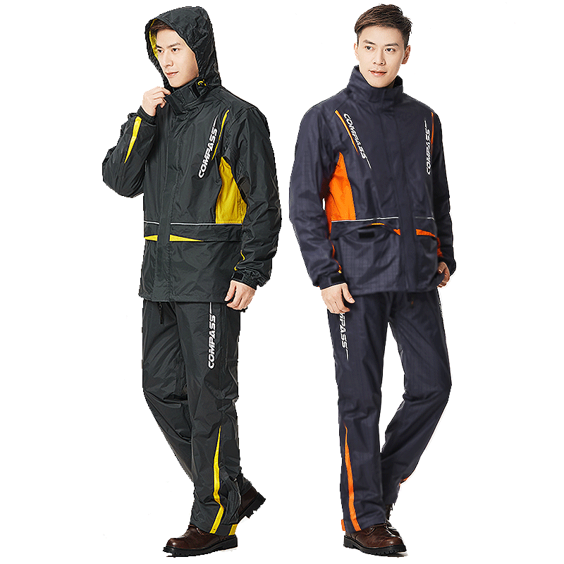 NERVE motorcycle motorcycle men motorcycle tour knight riding equipment Raincoat rain pants rain suit Waterproof two-piece suit