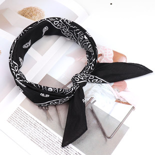 Hip-hop hair bandana men's hair accessories trendy street Korean simple bandage style versatile Harajuku wide edge