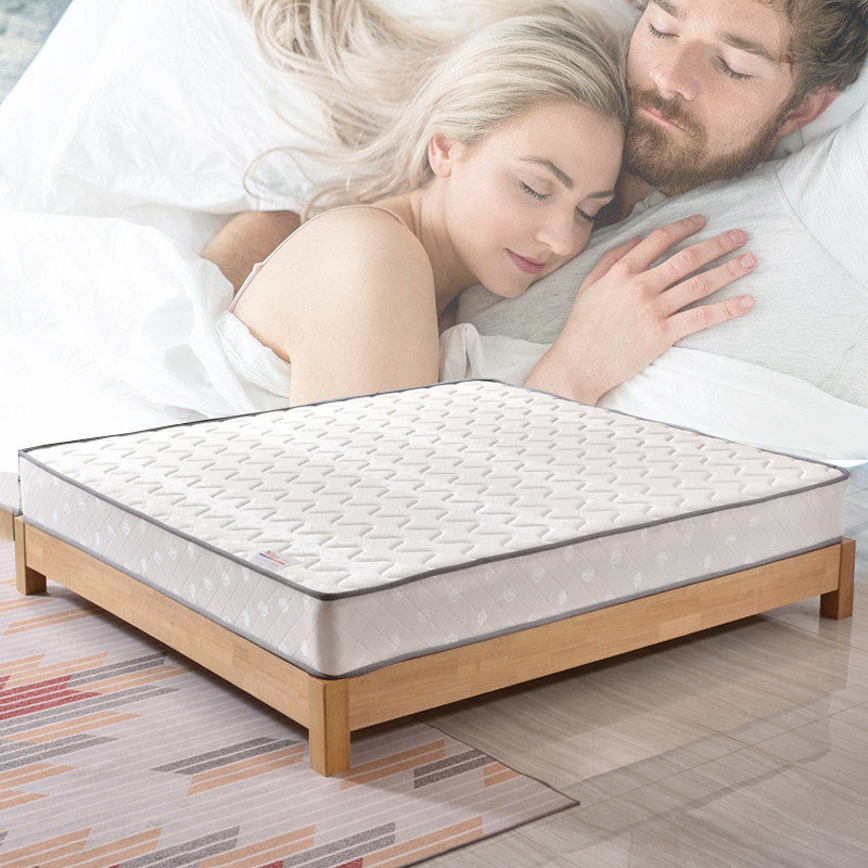 Spring mattress 3E environmentally friendly coconut palm mattress soft and hard dual-use 1 5 1 8 meters economical latex double soft mattress