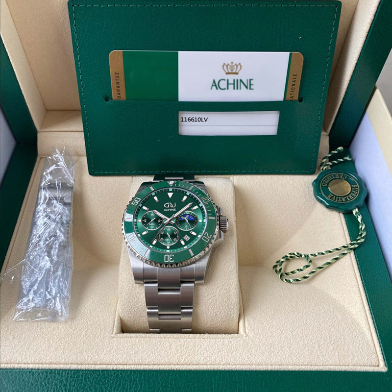 Green Water Ghost 2021 new mechanical watches Men's watches Top 2021 Personality Brands Trendy Waterproof Men Watches