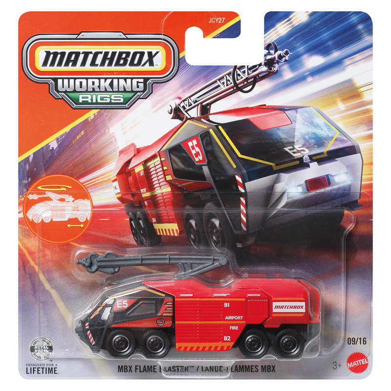 Matchbox Jcy27 Engineering Vehicle Series Airport Fire Truck Matchbox Matchbox Jcy27 Engineering Vehicle Series Airport Fire Truck Matchbox