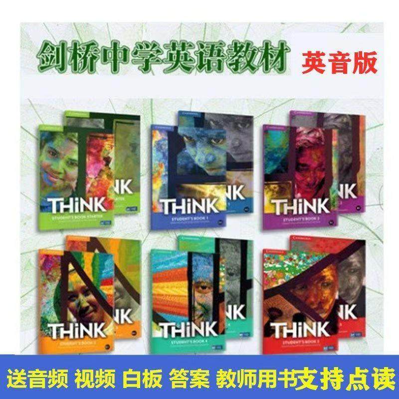 剑桥中学think英语教材,Starter 1-6级如何助力孩子英语学习?📚-早教教具/早教套装-淘宝好物网