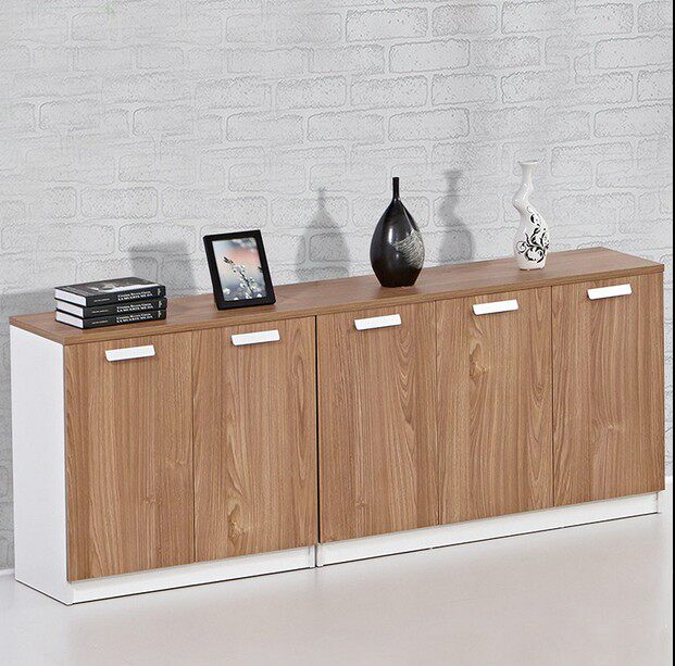 Office Furniture Cabinet Wood Printed Sheet Machine Tea Water Cabinet Dwarf Cabinet Information Stall Case Plate with lock storage bookcase