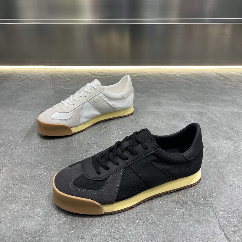 Men's shoes 2022 new trend Ghan shoes leather breathable sports board shoes with small white shoes men's casual shoes