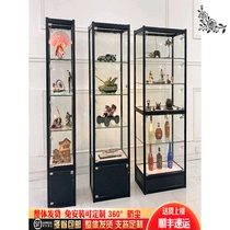 Hand-run showcase cabinet Tempered Glass Transparent Small Home Toy Lego Model Dust Containing Cabinet Display Cabinet