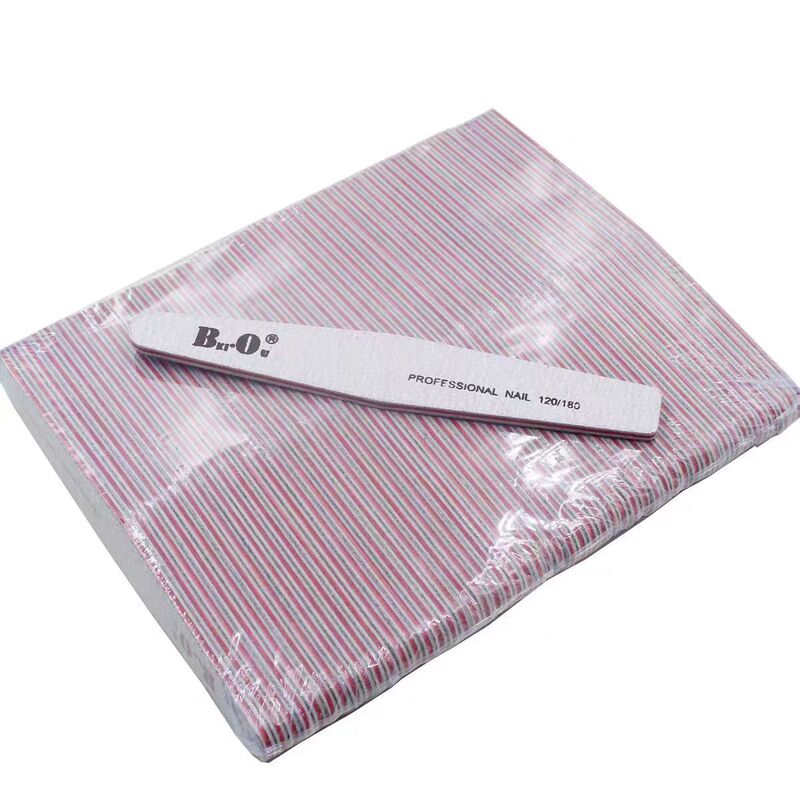 Authentic Beiu Bo Manicure Tools Nail Polish Gel Coarse and Fine Sand Strips Nail Polishing Straight Sand Diamond-Shaped Sanding Strips