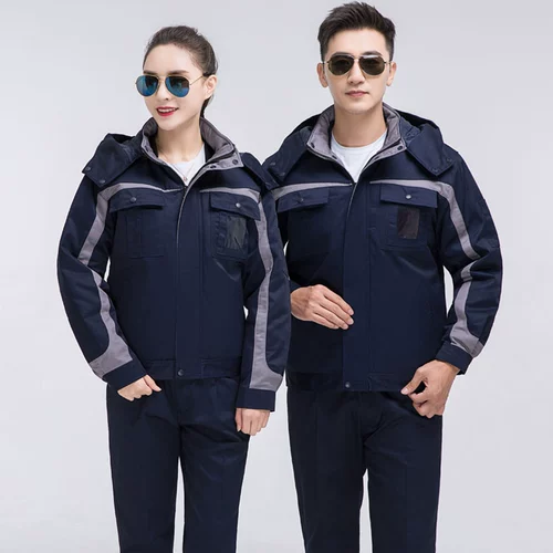 OIUUD Зимний пуховик для работы, куртка, увеличенная толщина