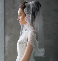 New Joker eyelash lace short European and American bridal veil tour photo studio photography headwear accessories Veils
