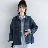 Tide, весенняя джинсовая осенняя куртка для школьников, тренд сезона, в корейском стиле, свободный крой