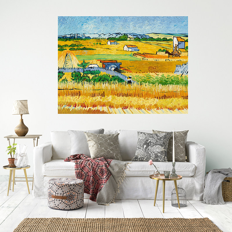 Nordic Van Gogh abstract Star empty background Bins hanging cloth Wall cloth headboard decorated bedrooms Arranged Rooms Tapestries