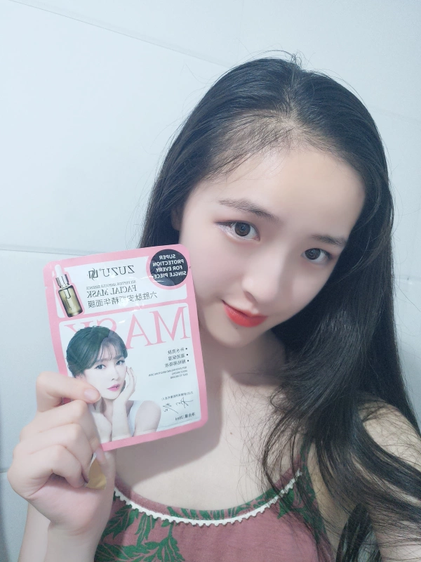 Zuzu new Six-peptide mặt nạ chống tinh chất dưỡng ẩm làm sáng da săn chắc làm sáng da 10 viên có sẵn cho bà bầu