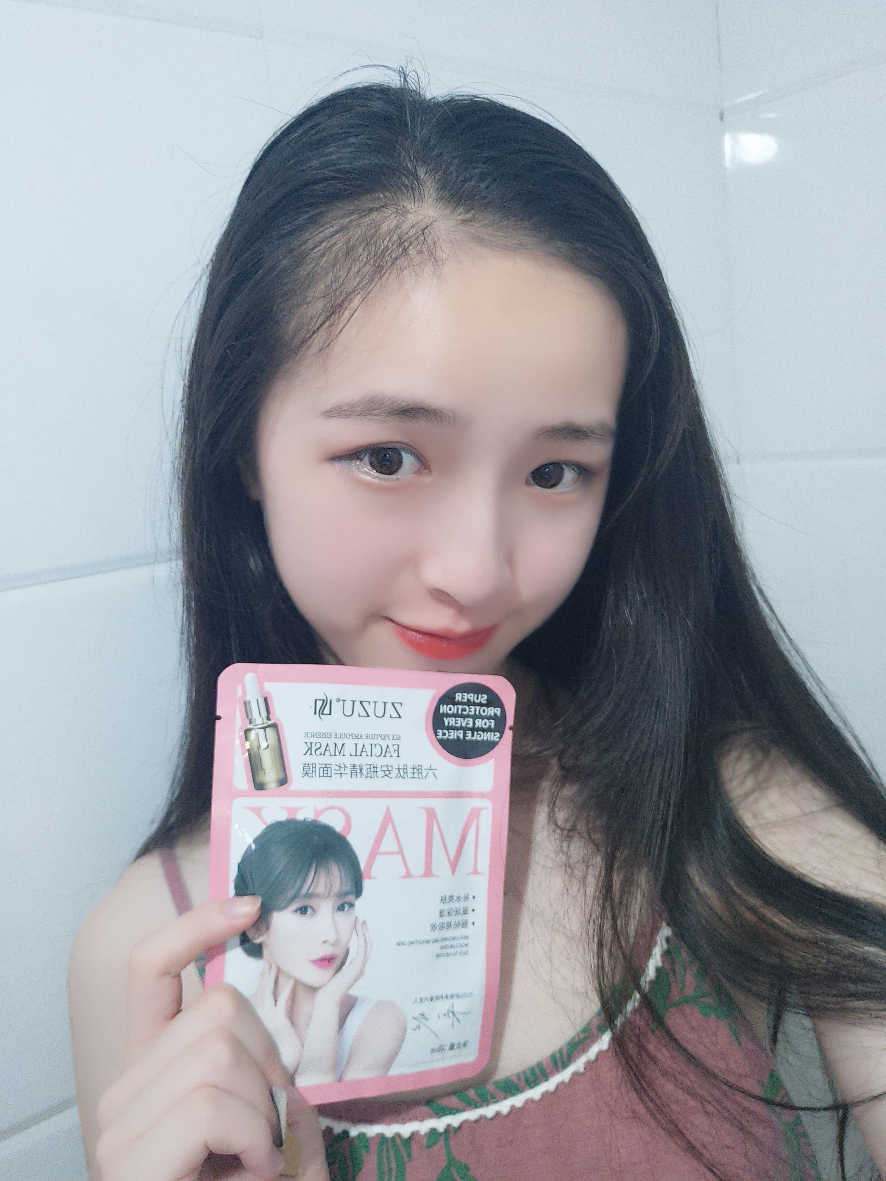 Zuzu new Six-peptide mặt nạ chống tinh chất dưỡng ẩm làm sáng da săn chắc làm sáng da 10 viên có sẵn cho bà bầu mặt nạ dưỡng ẩm cho da khô