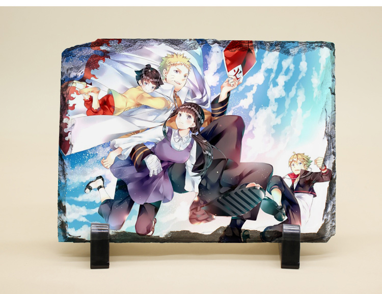 Naruto đá phiến Naruto Sasuke yếu tố phụ anime sinh nhật món quà quà tặng thạch bản tùy chỉnh - Carton / Hoạt hình liên quan hoạt hình dán