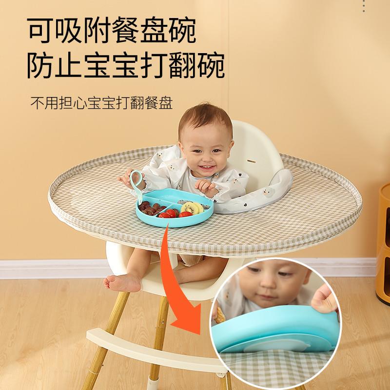 Food Catcher for Independent Eating, Anti-Dirty Mat, Children's Dining Chair Cover, Waterproof Feeding Bib Tray, Meal Tray