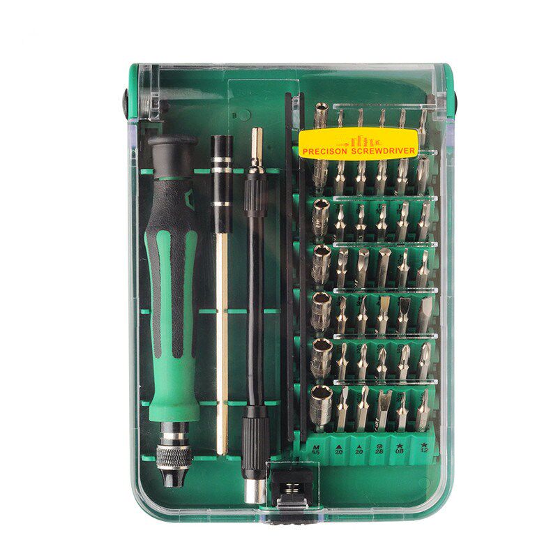 Screwdriver set A set of mouth screwdriver small long handle crosshead