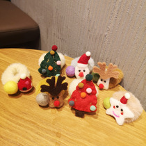 Hair home shopkeeper recommended Autumn and winter children girl Baby Christmas hairpin accessories