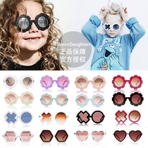Spot Canadian Sons Daughters new children flower sunglasses sunglasses PIXIE tide XO
