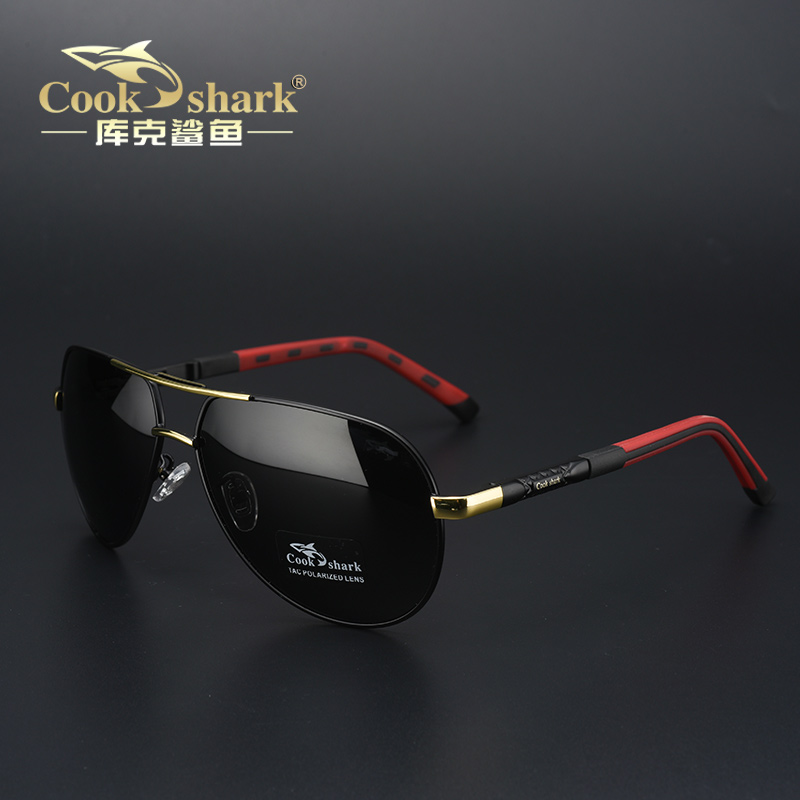 クックシャーク偏光サングラス メンズ 運転用 特殊メガネ ヒキガエルミラーサングラス メンズ ハイエンド トレンド