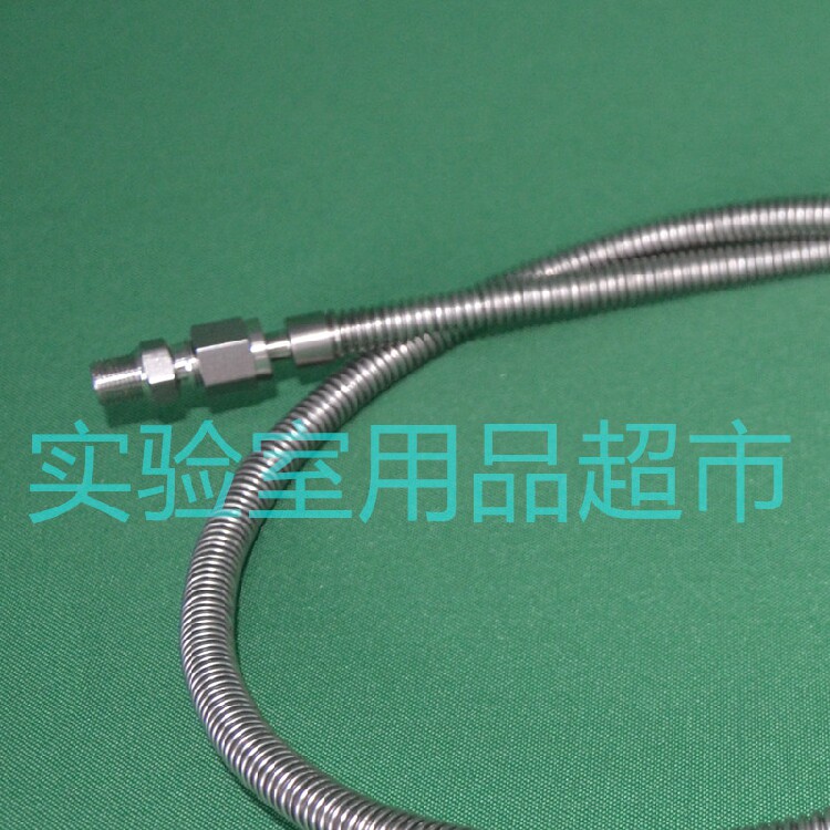 Stainless steel gas road hose 316 stainless steel hose VCR 6MM 1 4 pressure reducing valve connecting pipe