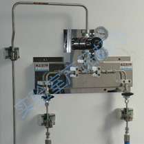 Gas pressure reduction laboratory gas path design and installation