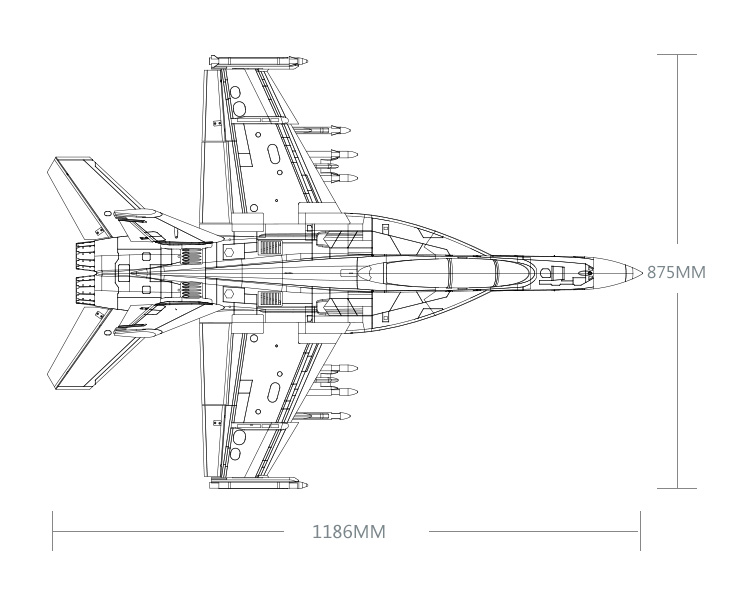 FMS đường ống 70mm mới F A-18F hornet điện RC máy bay điều khiển từ xa - Mô hình máy bay / Xe & mô hình tàu / Người lính mô hình / Drone máy bay điều khiển từ xa flycam
