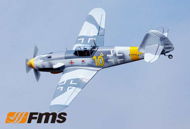 Máy bay mô hình điều khiển từ xa FMS 800MM Bf 109 V2 - Mô hình máy bay / Xe & mô hình tàu / Người lính mô hình / Drone máy bay trực thăng điều khiển