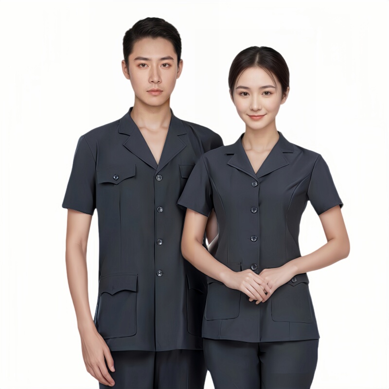 Summer Work Clothes Short-Sleeved for Men and Women 2026 New Large Size Uniform Workwear Summer Pants Judge's Uniform
