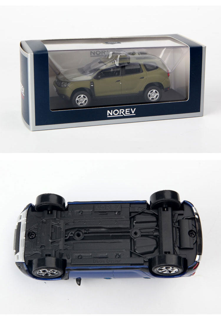 Maquette 1/43 Norev Dacia Duster Police Nationale 2021 Argentée - Édition Limitée Neuve