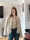 Chanel-Style Elegant Mohair Sweater Cardigan for Women, Early Spring 2026 New Model, High-End Knit Outerwear