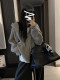 Korean Style Hooded Zip-Up Loose Sweater for Women, Autumn and Winter 2026 New Style, Lazy and High-End Knitted Cardigan Jacket