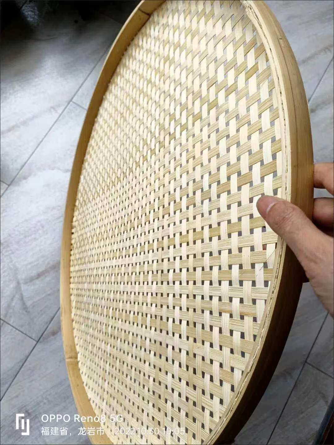 竹篾竹编竹簸箕无孔竹筛子新农村围栏墙面吊顶竹装饰学生绘画竹匾-阿里巴巴