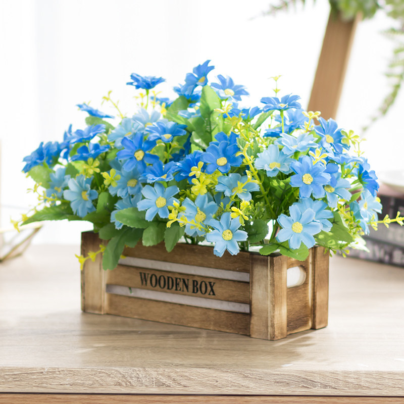 Sunflower Flowers Sunflower Fake Flowers Simulation Decorative Cloth Flowers on Air Conditioners Place Refrigerator Ornaments Yellow Table Flowers