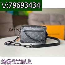 (Deposit) Silver Pink Messenger Bag Graffiti Storage Bag Three-Layer Bag 8356