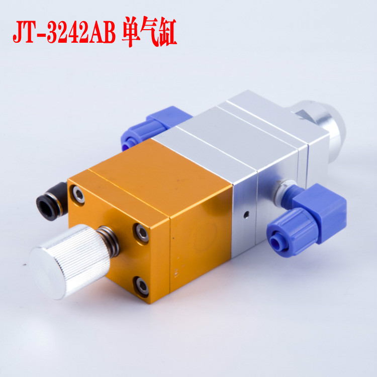 JT-3242AB double liquid adjustable dispensing glue valve Reaction back suction point gluegun AB single cylinder aluminum alloy glue gun