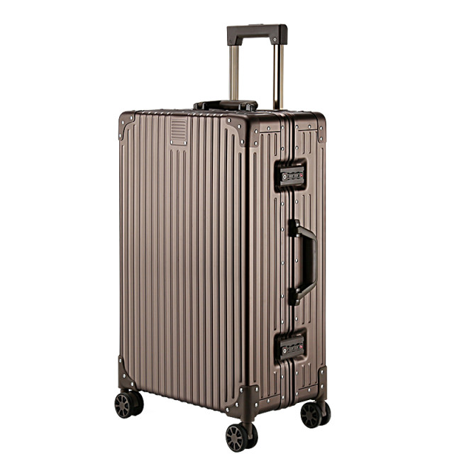 All-aluminium magnesium alloy trolley case universal wheel 29 password suitcase male 26 metal boarding suitcase women 24 inch 20