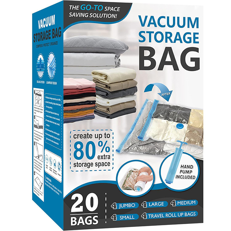 Amazon Cross-Border Vacuum Compression Bags for Clothes and Quilts, Latex Mattress Amazon Compression Storage Bags