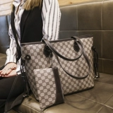 Вместительный и большой шоппер, вместительная и большая портативная сумка на одно плечо для отдыха, Гонконг, из натуральной кожи, коллекция 2023