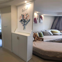 Simple modern living room partition screen cabinet Feng Shui home shoe cabinet entrance room hall cabinet small apartment decoration cabinet customization