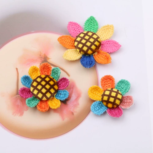 Милые аксессуары на солнечной энергии, детская заколка для волос, аксессуар для волос, сумка для обуви, упаковка, декор, в цветочек