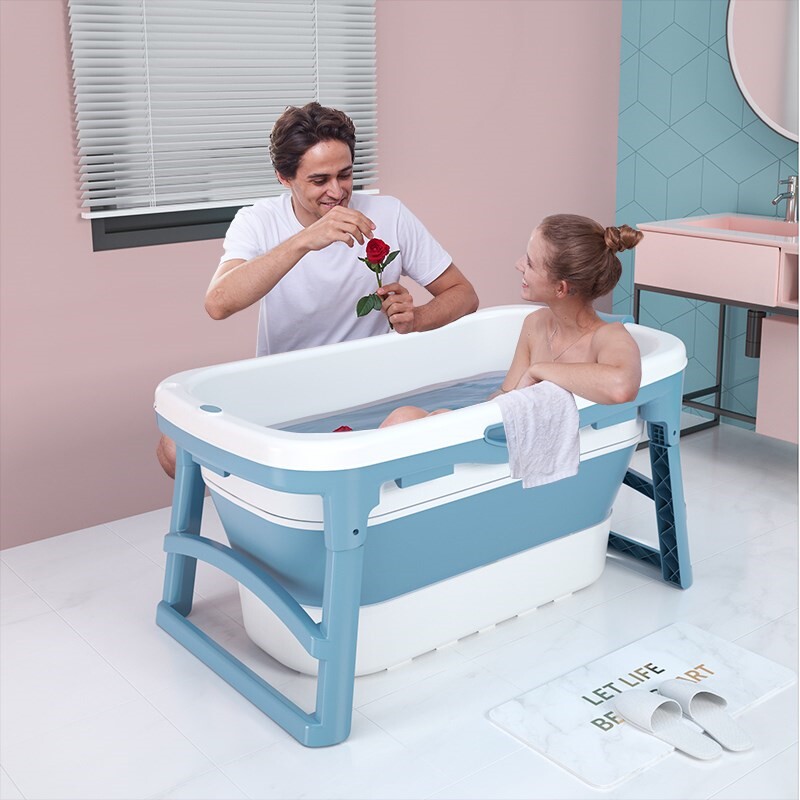 Bath Bucket Adult Folded Bathroom Barrel Couple Large Children's Home Bath Bath Bath