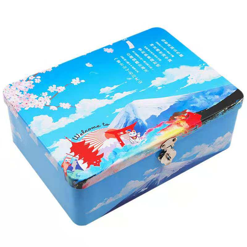 Masturbator privacy storage box with lock privacy storage iron box name instrument hit aircraft men sex toy storage box