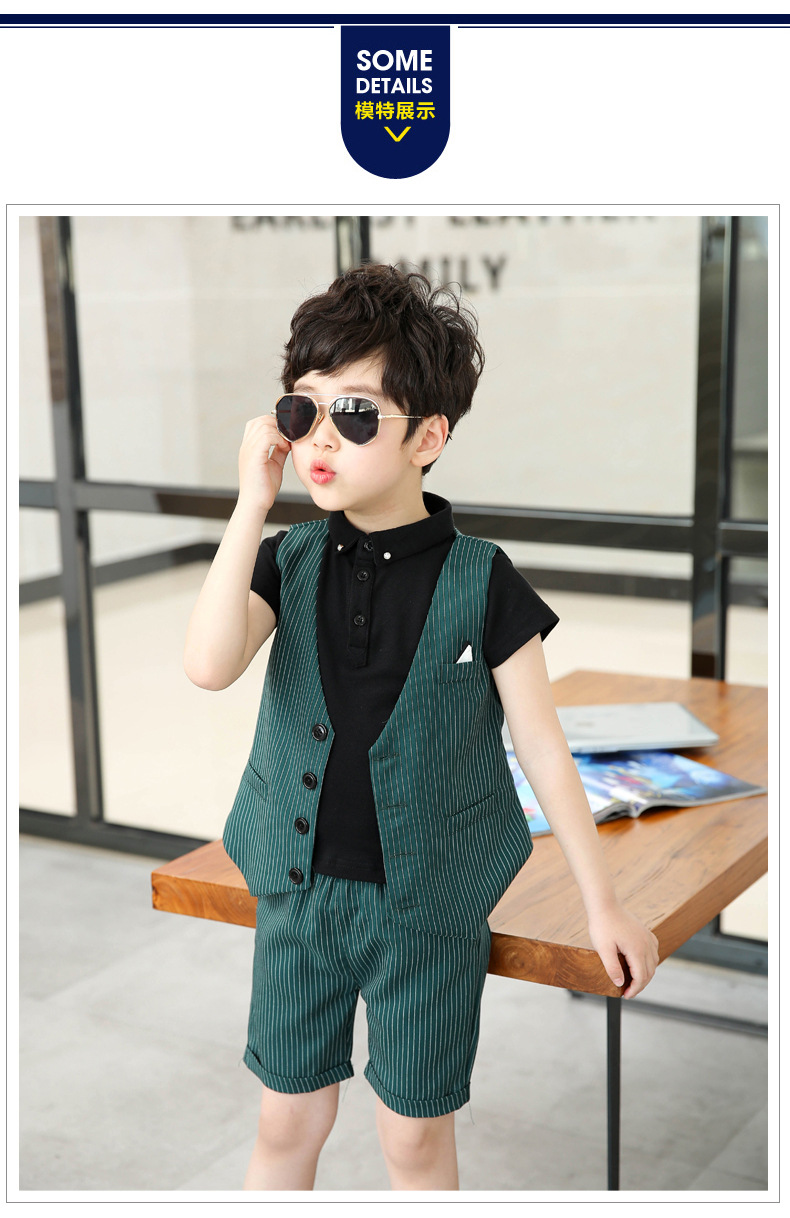Ngày của trẻ em Ngày của Trẻ Em Phù Hợp Với Trang Phục Biểu Diễn Tiểu Học và Trung Học Sinh Trung Học Máy Chủ Dresses Trai Đọc Trang Phục đồ bộ cho bé gái