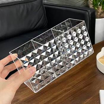 Makeup brush holder bedroom desk lipstick eyeshadow