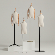 Clothing store childrens clothing model props half-length mannequin childrens clothing store display stand window full body child model stand